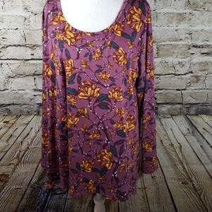 LuLaRoe Lynnae Long Sleeve Top